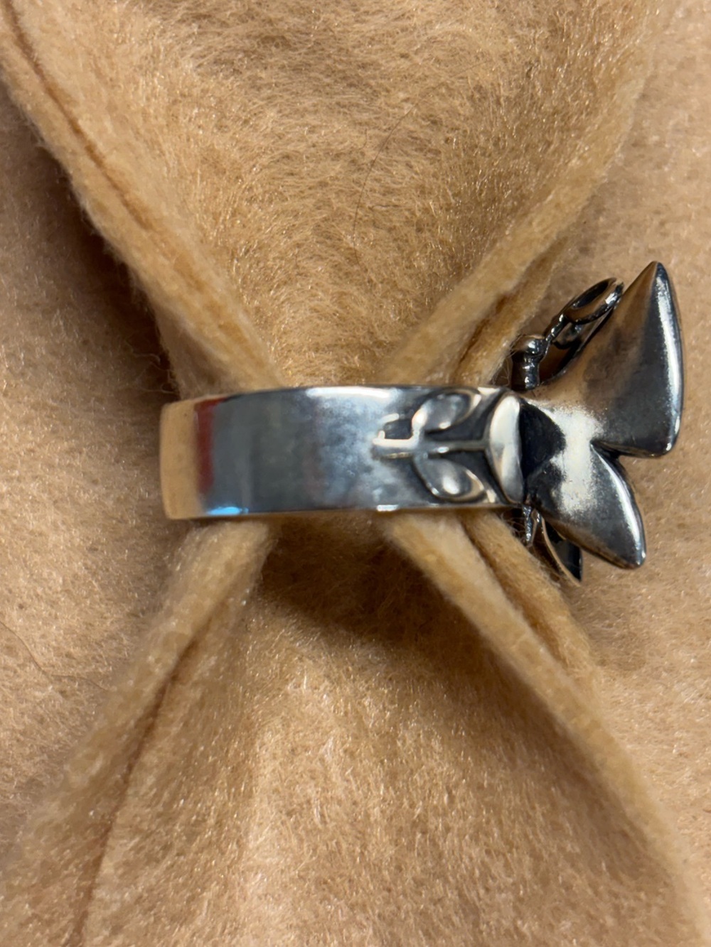 James Avery Mariposa Silver Butterfly Ring - Picture 5 of 7